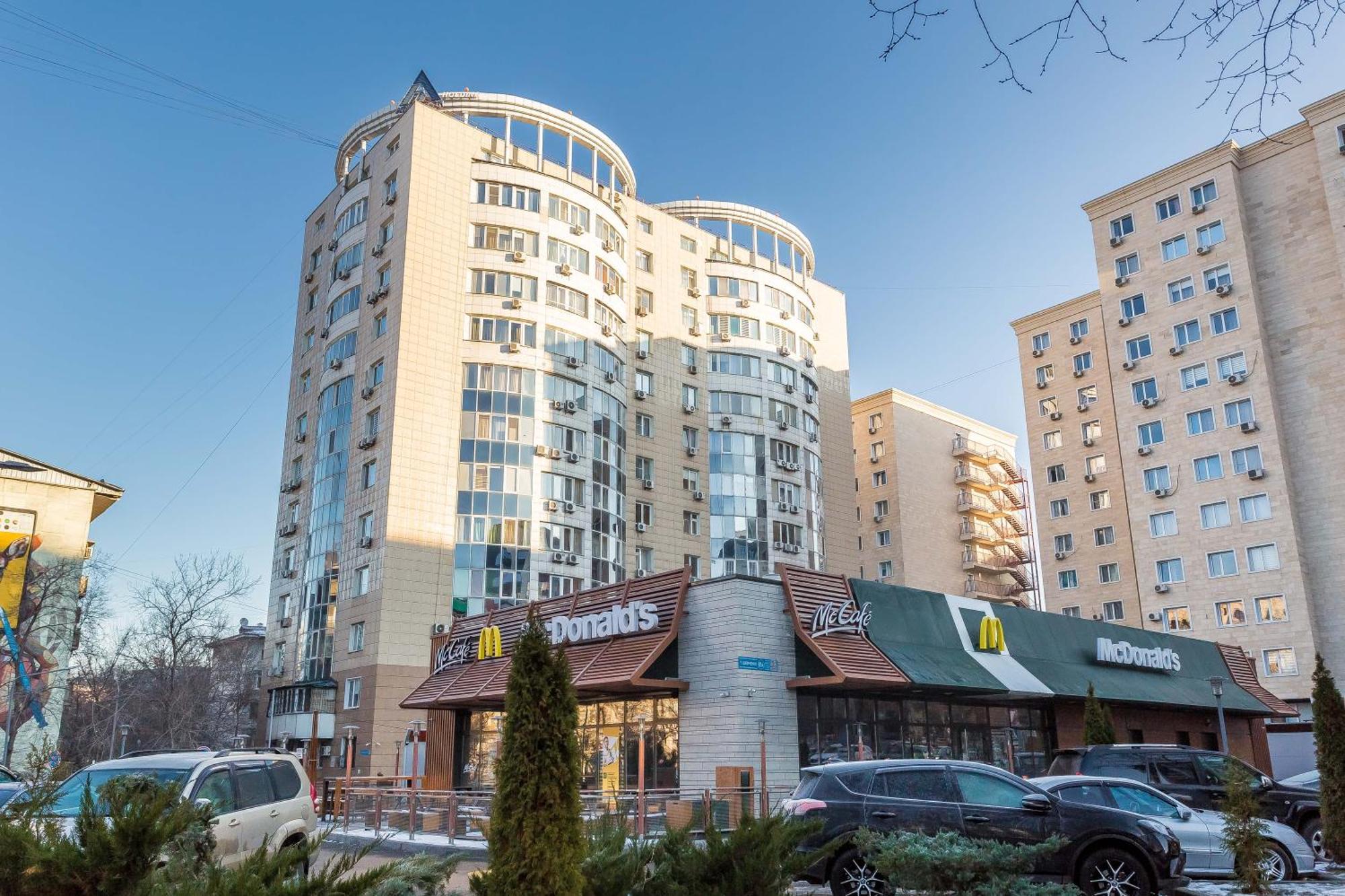 Жк Жастар Атамекен Центр Города, Отличная Локация Almatý Exterior foto